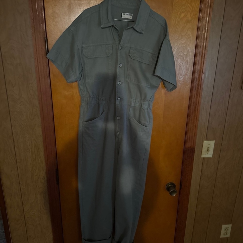 We The Free Olive Green Jumpsuit